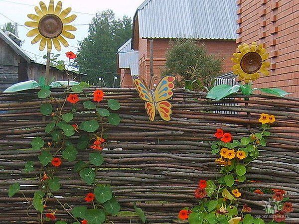 Плетень - декоративная ограда